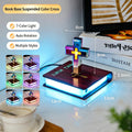✝️ Gravity defied! A cross floating and rotating mid-air? Magnetic levitation tech lamp. A desktop miracle that even churches would marvel at✨