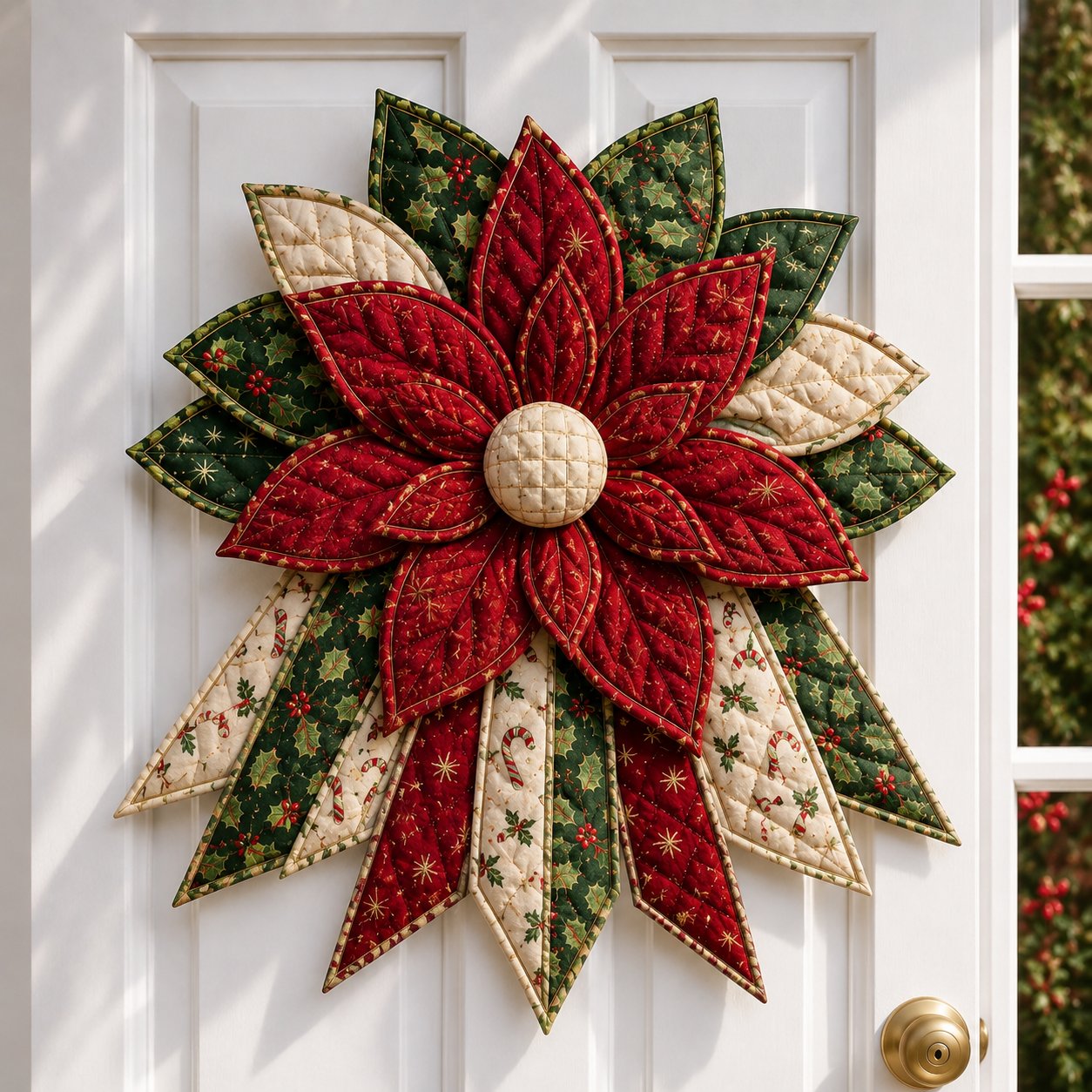 Beginner-Friendly Oversized Christmas Character Quilted Door Hanger Sewing Kit