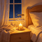 🌙 The gentleness after lights out comes from it. Spinning starlight driven by candle flame. The most healing romantic ritual in the bedroom, a sleep-aid goodie🍂