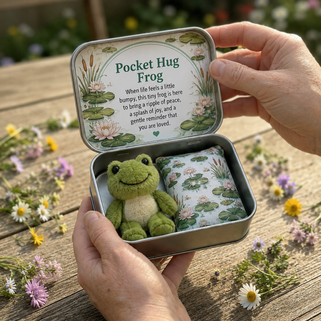 Pocket Hug Plush Keepsake Tin – Mini Comfort Gift