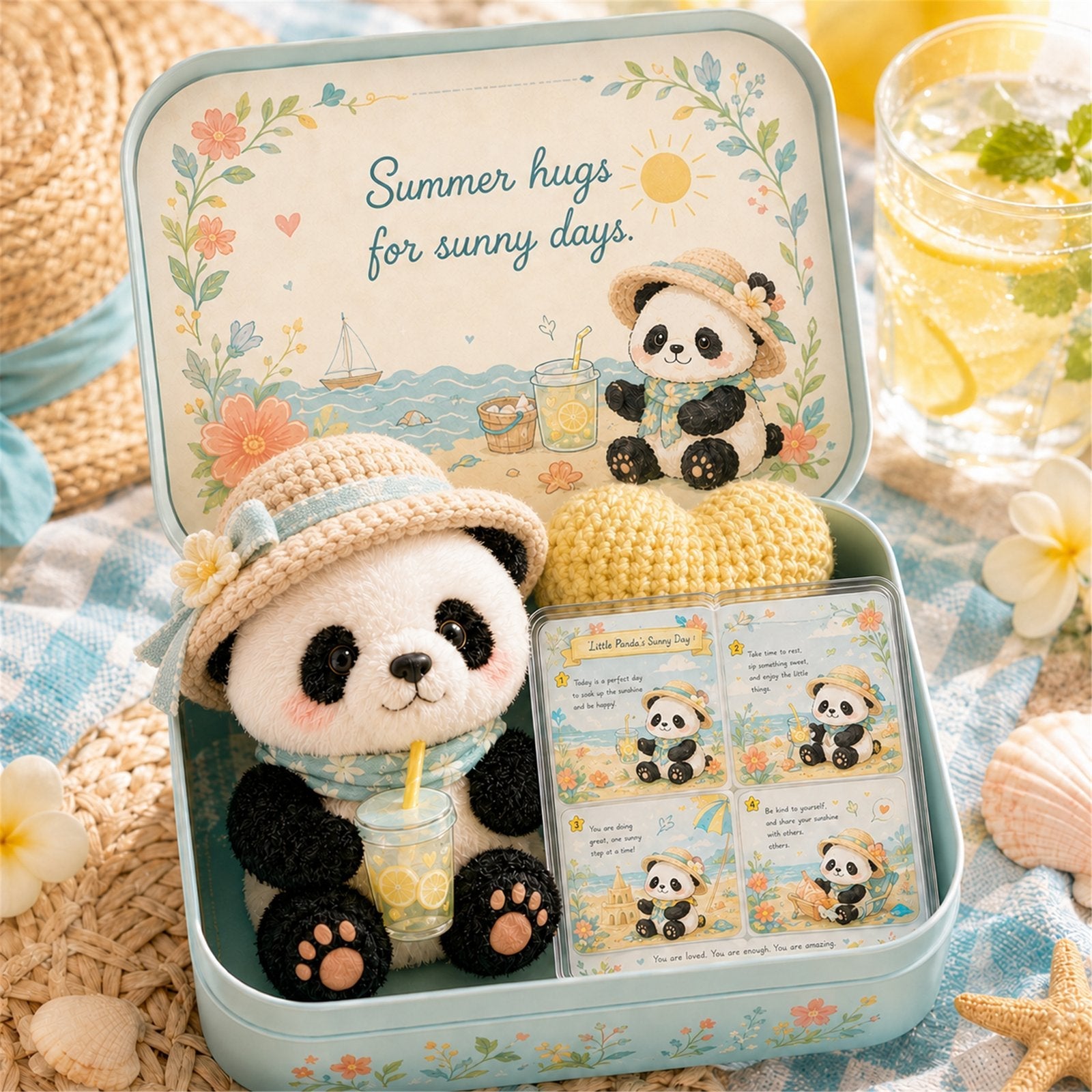 Pocket Hug Plush Keepsake Tin – Mini Comfort Gift