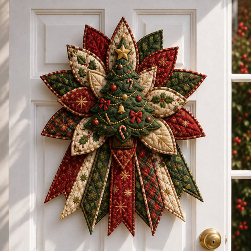 Beginner-Friendly Oversized Christmas Character Quilted Door Hanger Sewing Kit