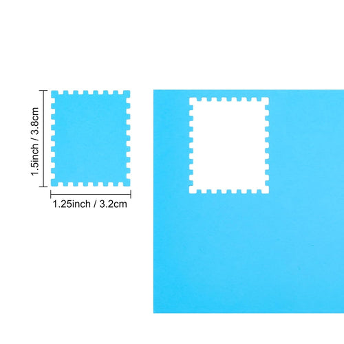 ✉️ Tear off the serrated edges of time. A small paper punch folding all your poetry and tenderness into this paper-made "stamp."
