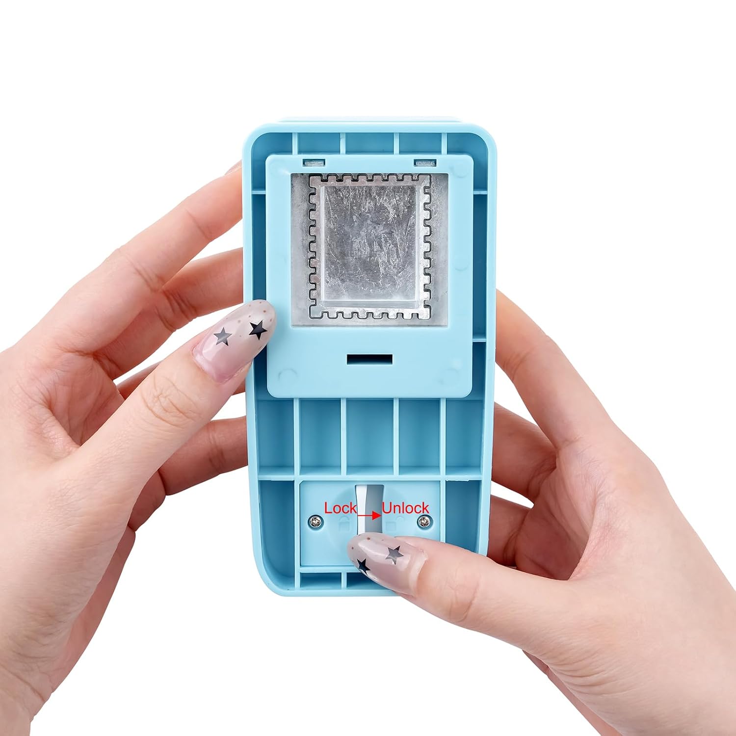 ✉️ Tear off the serrated edges of time. A small paper punch folding all your poetry and tenderness into this paper-made "stamp."