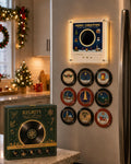 🎁 The Ultimate Christmas Gift for Music Lovers! NFC Music Player with 9 Mini Vinyl Records – Tap to Play Your Favorite Holiday Tunes Instantly 🎄💿✨