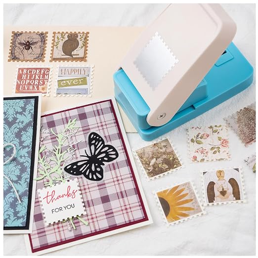 ✉️ Tear off the serrated edges of time. A small paper punch folding all your poetry and tenderness into this paper-made "stamp."