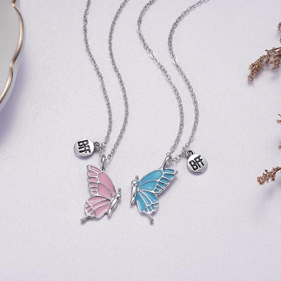 🌸 Friendship is a twin flower. BFF split jewelry, witnessing every perfect moment and company between you and her.