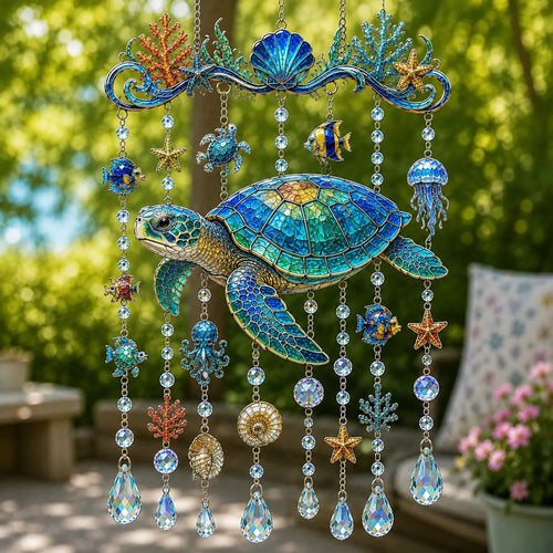 🐋 Ocean-Themed  Wind Chime – Bring the Ocean Glow to Your Garden (📦Buy 2 Free Shipping)
