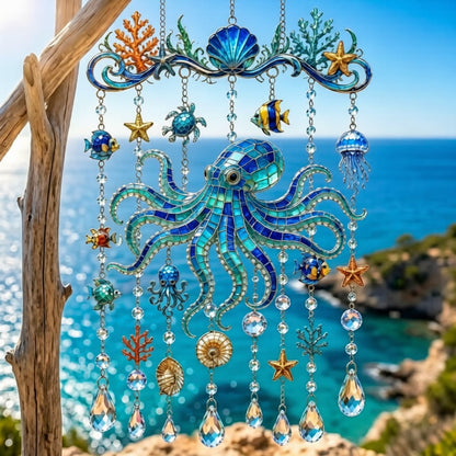 🐋 Ocean-Themed  Wind Chime – Bring the Ocean Glow to Your Garden (📦Buy 2 Free Shipping)