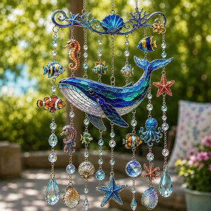 🐋 Ocean-Themed  Wind Chime – Bring the Ocean Glow to Your Garden (📦Buy 2 Free Shipping)