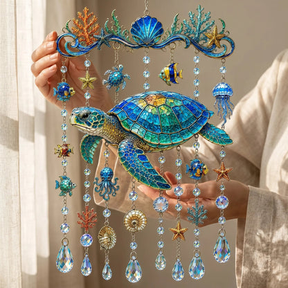 🐋 Ocean-Themed  Wind Chime – Bring the Ocean Glow to Your Garden (📦Buy 2 Free Shipping)