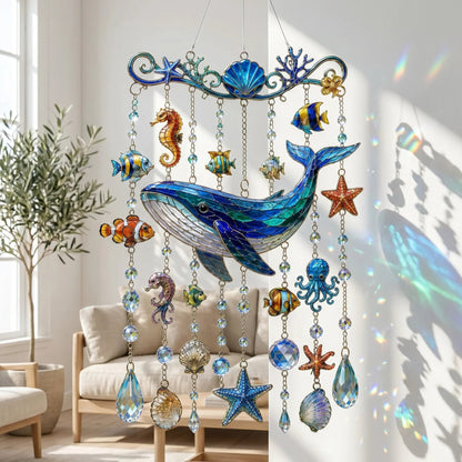 🐋 Ocean-Themed  Wind Chime – Bring the Ocean Glow to Your Garden (📦Buy 2 Free Shipping)
