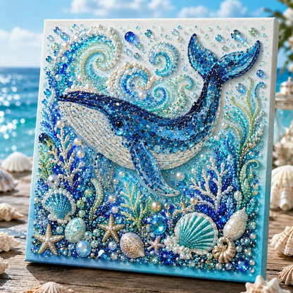 🌊🌊🔥 Last Day Big Sale - 🌊✨ Ocean Theme Pearl Art DIY Kit – Relaxing DIY Craft to Create Stunning Coastal Artwork