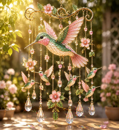 🐦🐦🎐Last Day 49% OFF - 🐦🎐Graceful Hummingbird Wind Chime