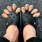 Funny Toe Croc Charms, Novelty Optical Illusion Shoe Decorations, Realistic Five Toe Shoe Accessories, Gag Gift for Clogs