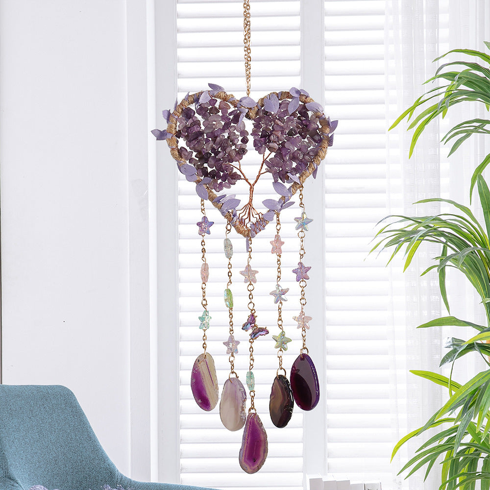 🔮 Ocean 🌊 Butterfly 🦋 Blush - Rose Quartz Sun Catcher