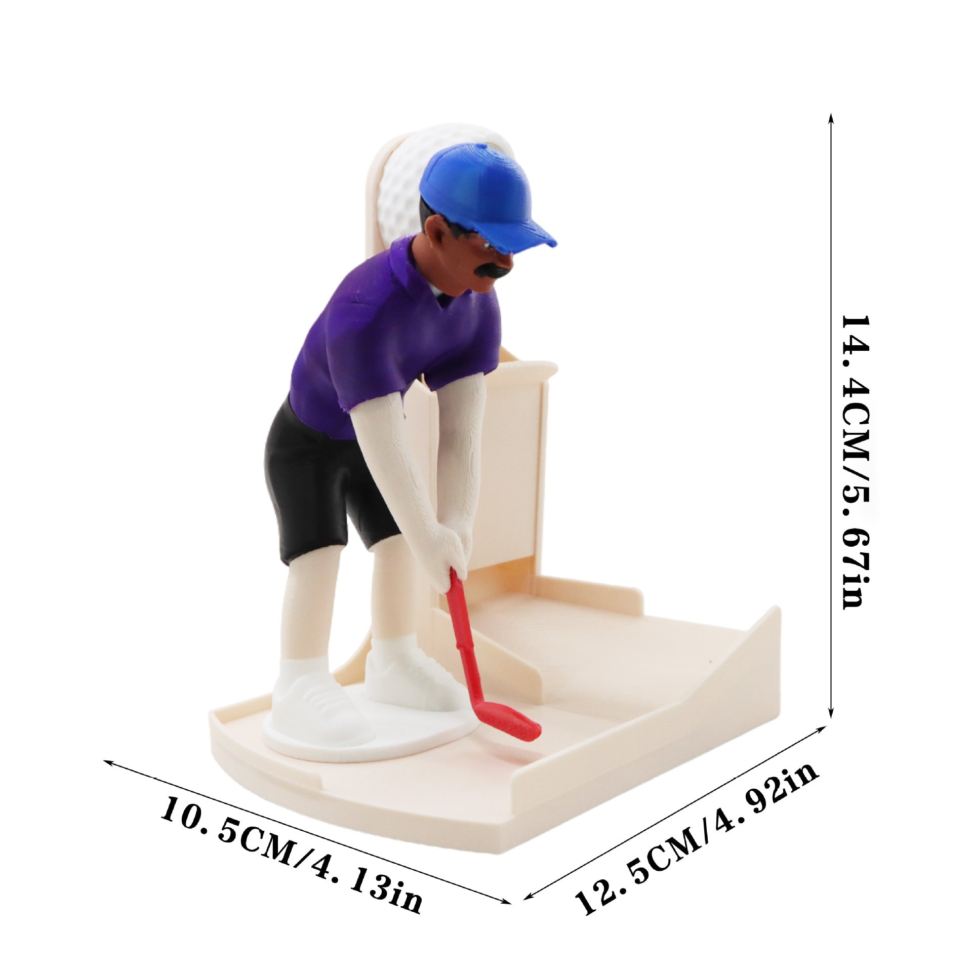 Golfer-Shaped Bottle Opener – Fun "Swing" Beer Opener, Novelty Gift for Golf Enthusiasts, Bar Tabletop Ornament