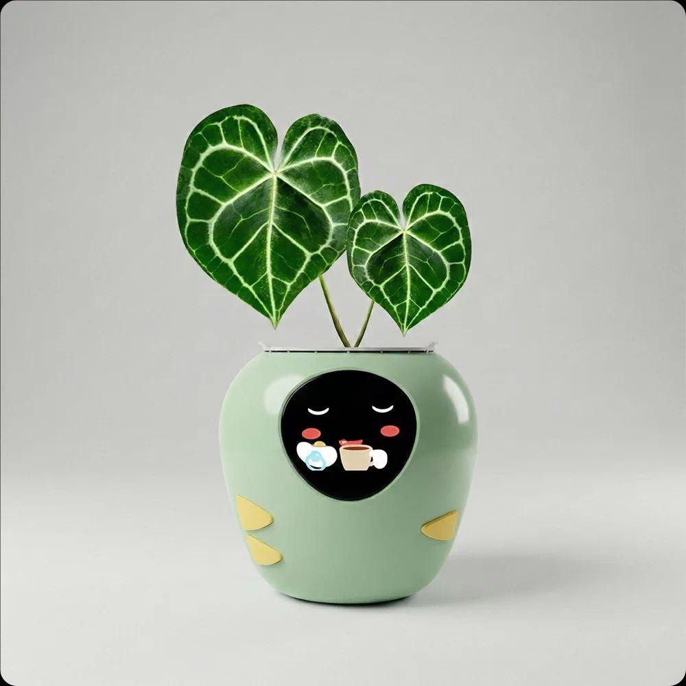 🎁 The ultimate gift for your BFF! AI Smart Interactive Voice Planter. Premium ceramic in pastel dopamine colors. Give her a "talking plant" that brightens her day, every day💕🪴✨