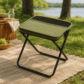 Portable Outdoor Folding Stool, Lightweight Foldable Camping Chair with Carry Bag, Compact Fishing Sketching Travel Stool