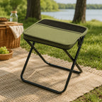 Portable Outdoor Folding Stool, Lightweight Foldable Camping Chair with Carry Bag, Compact Fishing Sketching Travel Stool