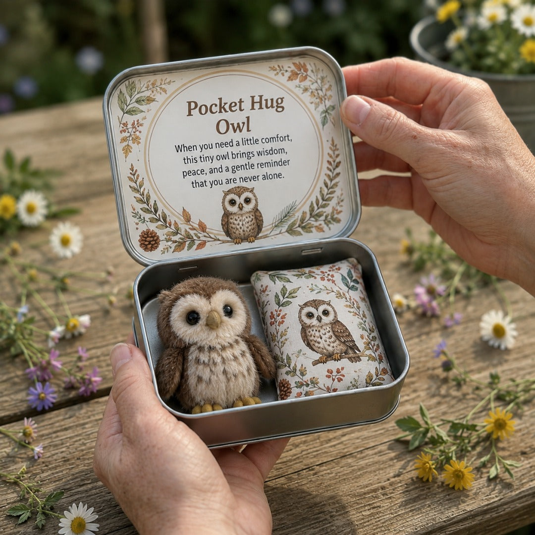 Pocket Hug Plush Keepsake Tin – Mini Comfort Gift