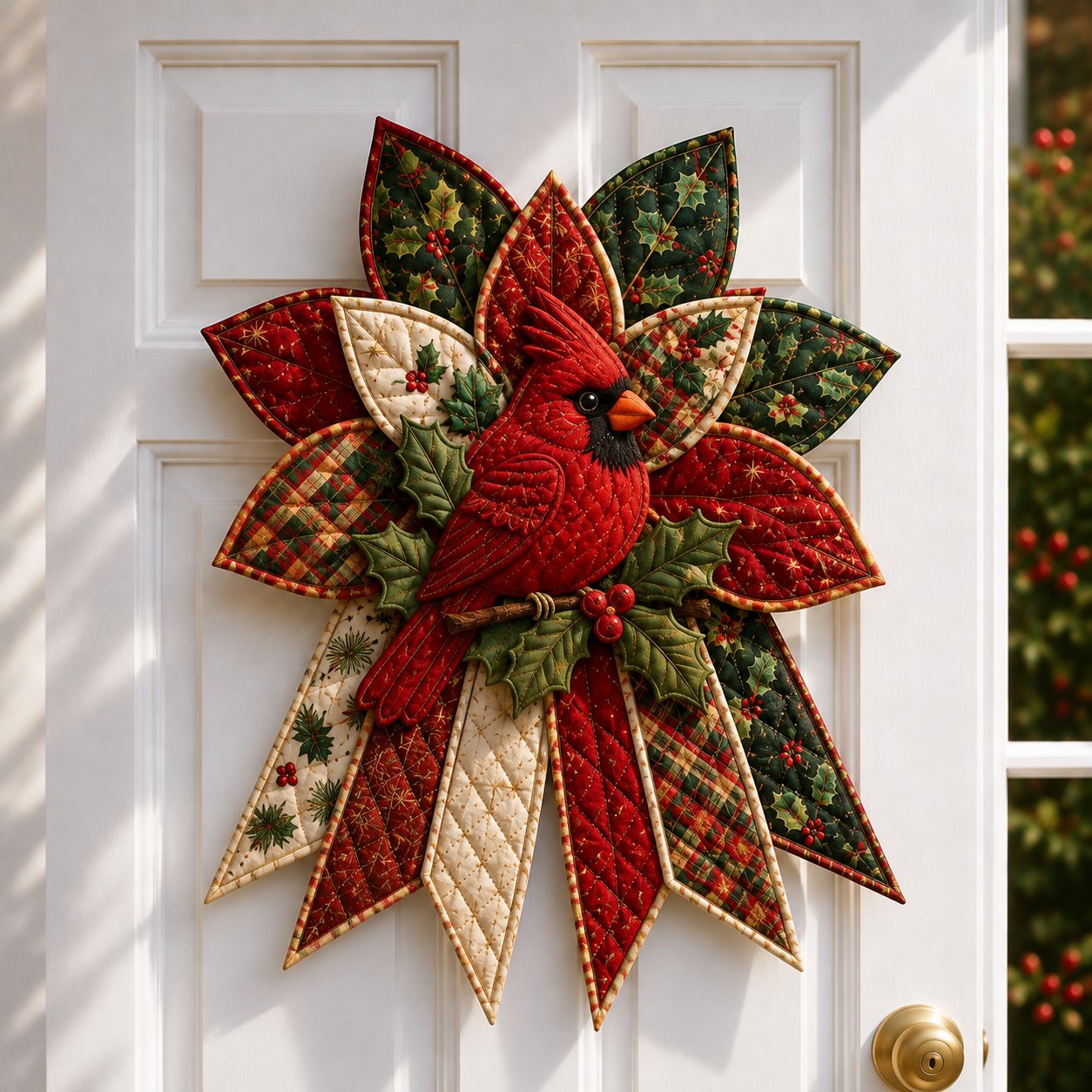 Beginner-Friendly Oversized Christmas Character Quilted Door Hanger Sewing Kit
