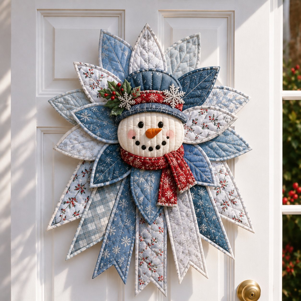 Beginner-Friendly Oversized Christmas Character Quilted Door Hanger Sewing Kit