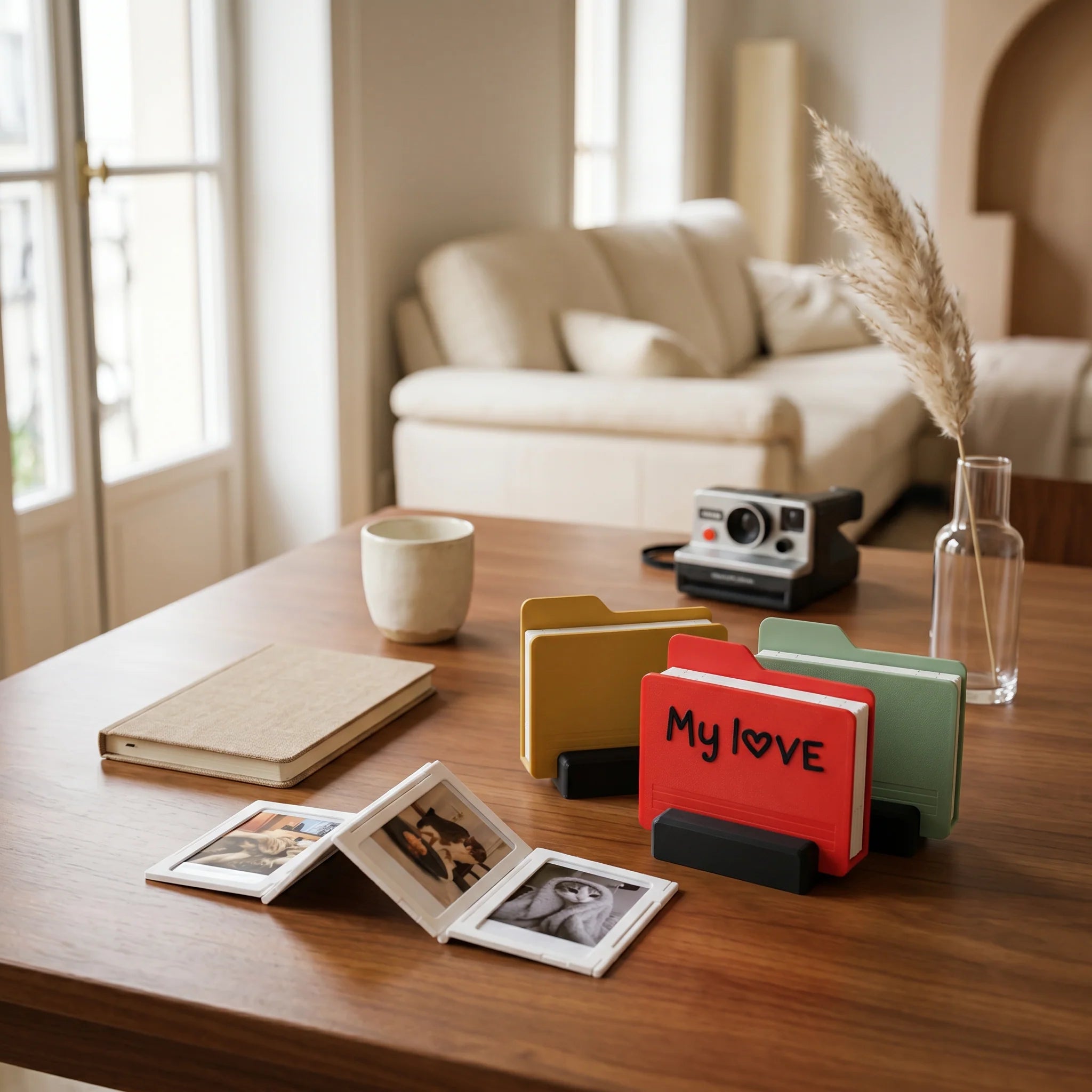 🎁 The ultimate romantic move for your girlfriend! Write daily confessions on cards and fill this red "My ♥OVE" organizer. Make a love dictionary exclusive to you two💕