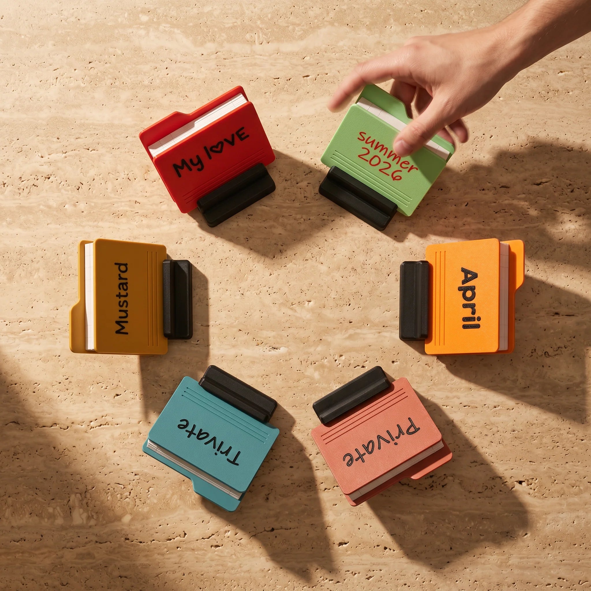 🎁 The ultimate romantic move for your girlfriend! Write daily confessions on cards and fill this red "My ♥OVE" organizer. Make a love dictionary exclusive to you two💕